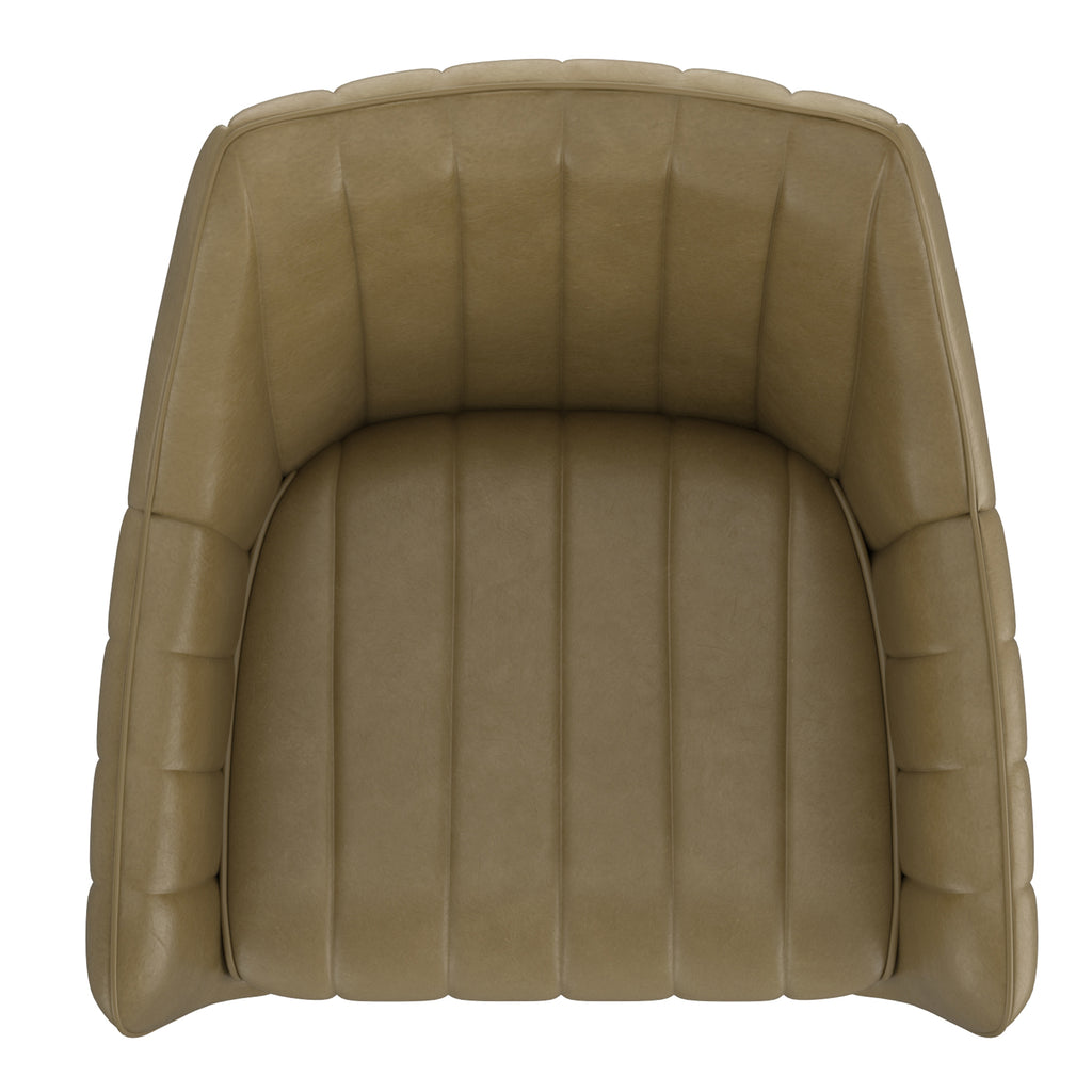 Talon Swivel Dining and Accent Chair (Moss and Black) (Set of 2)