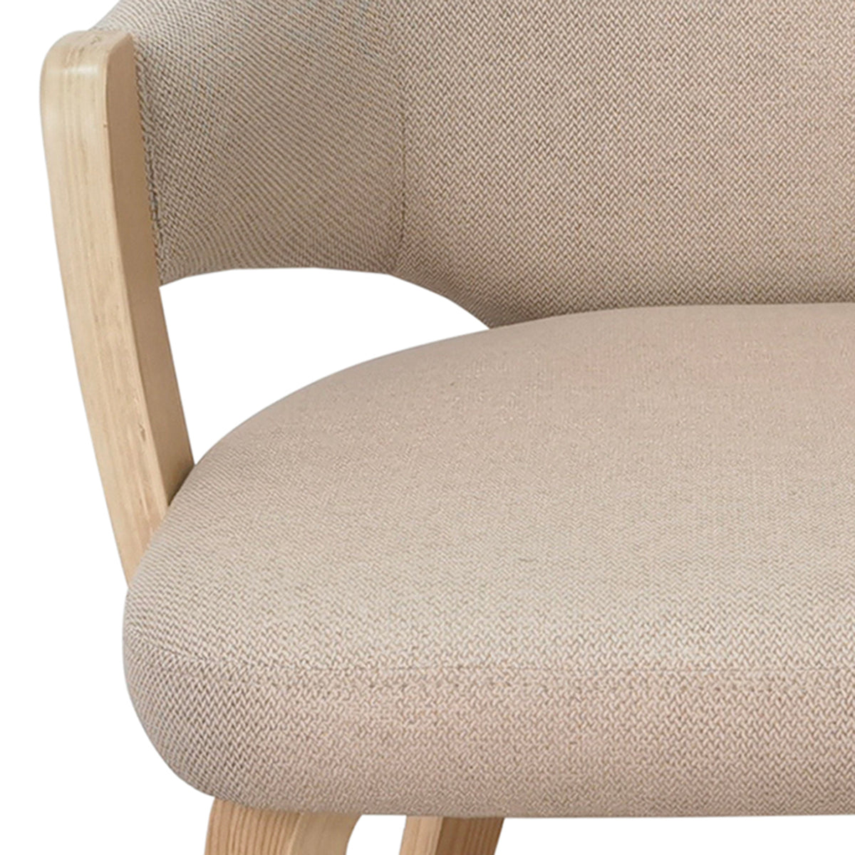 Freya Dining/Lounge Chair (Toffee and Natural) (Set of 2)
