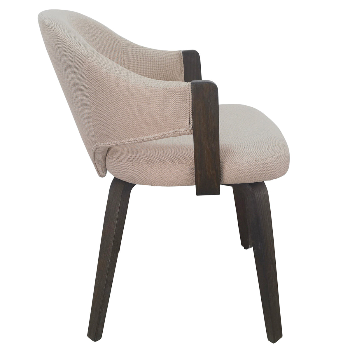 Freya Dining/Lounge Chair (Toffee and Walnut) (Set of 2)
