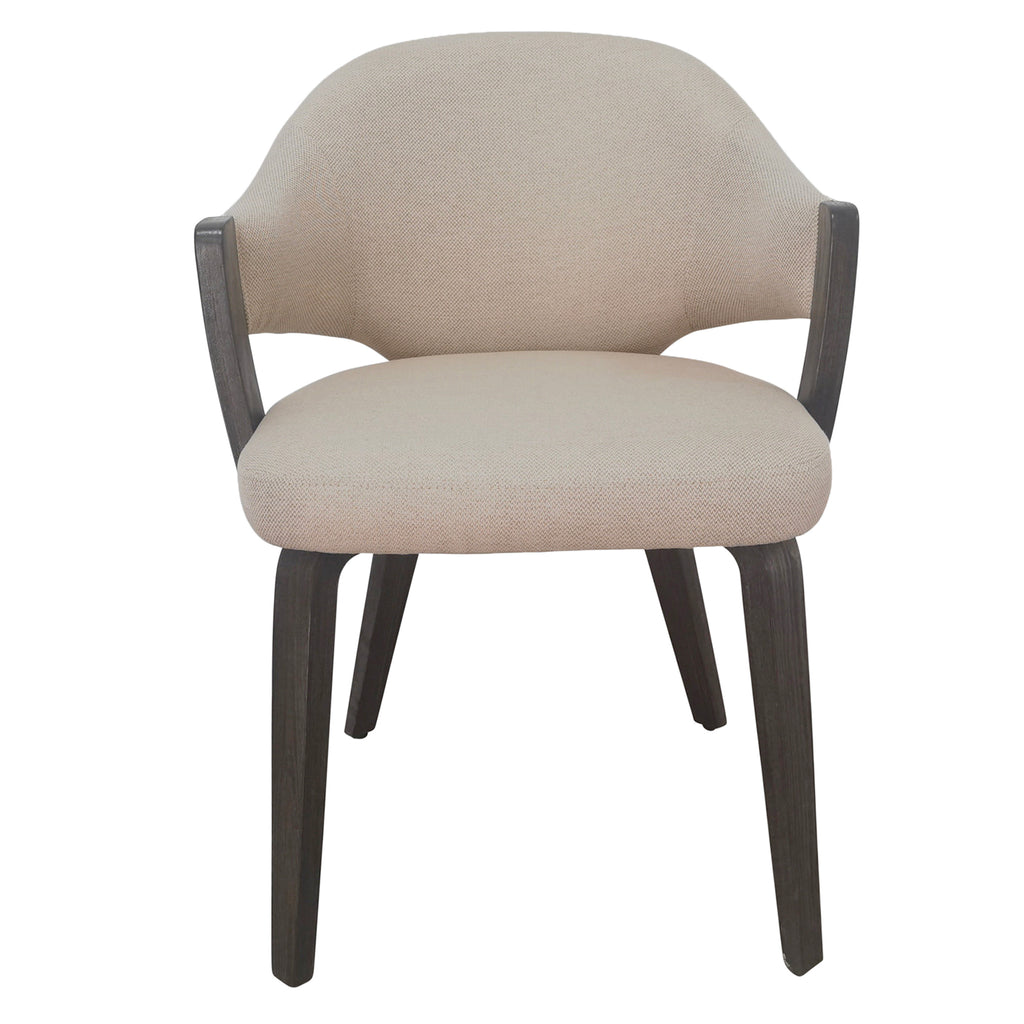 Freya Dining/Lounge Chair (Toffee and Walnut) (Set of 2)