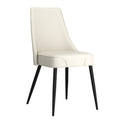Koda Dining/Lounge Chair (Beige and Black) (Set of 2)