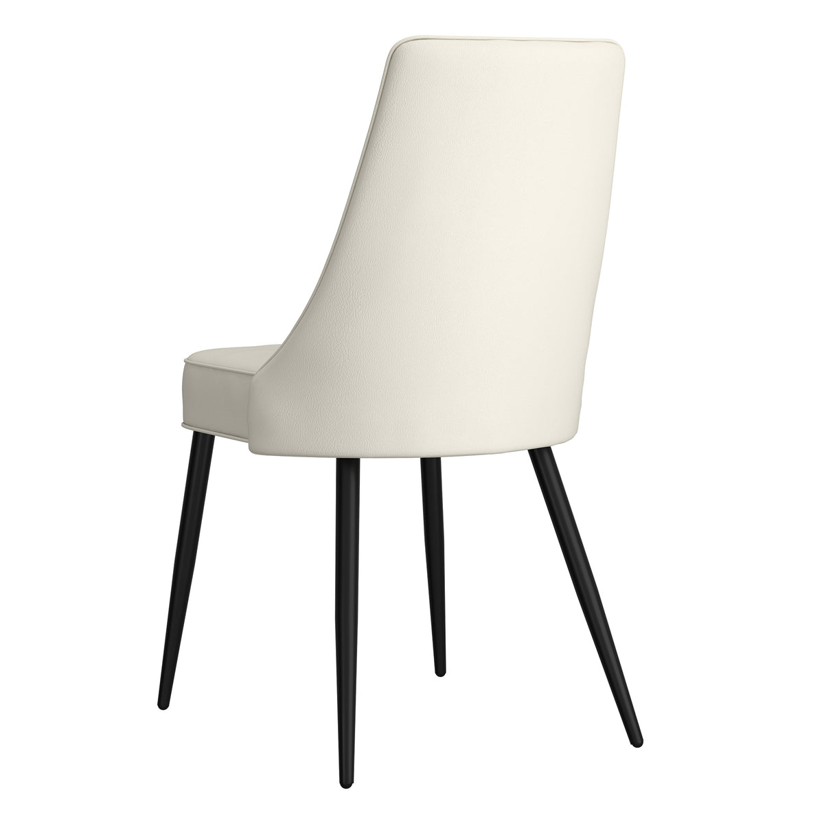 Koda Dining/Lounge Chair (Beige and Black) (Set of 2)