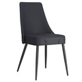 Koda Dining/Lounge Chair (Black and Black) (Set of 2)