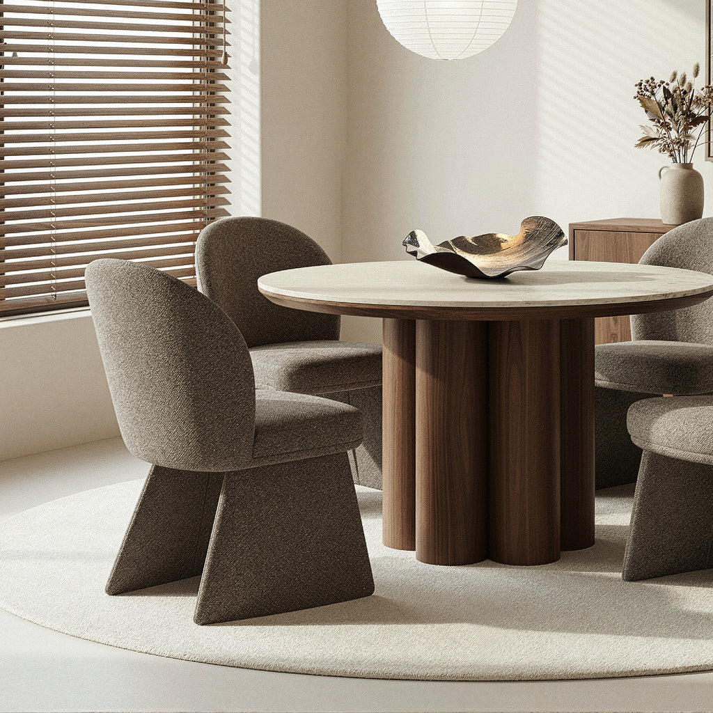 Noelle Dining/Lounge Chair (Brown) (Set of 2)