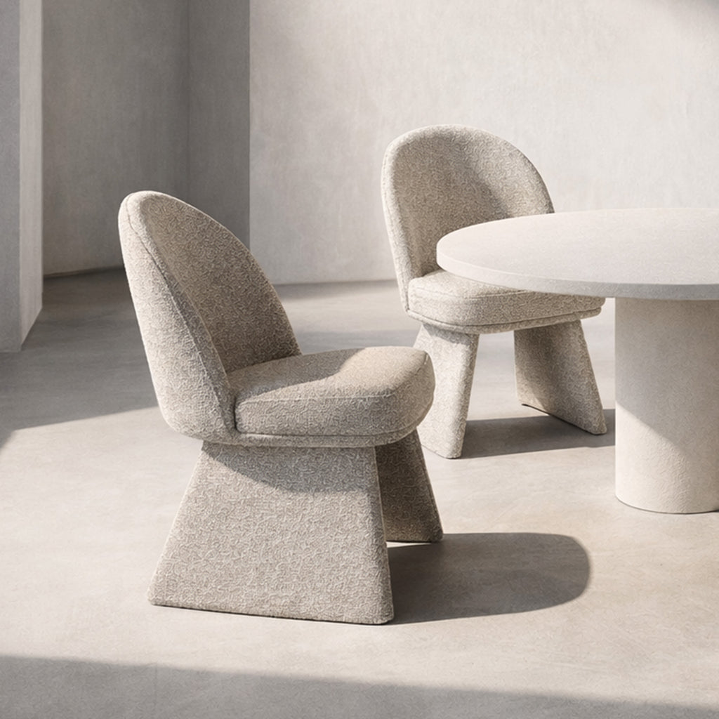 Noelle Dining/Lounge Chair (Beige) (Set of 2)