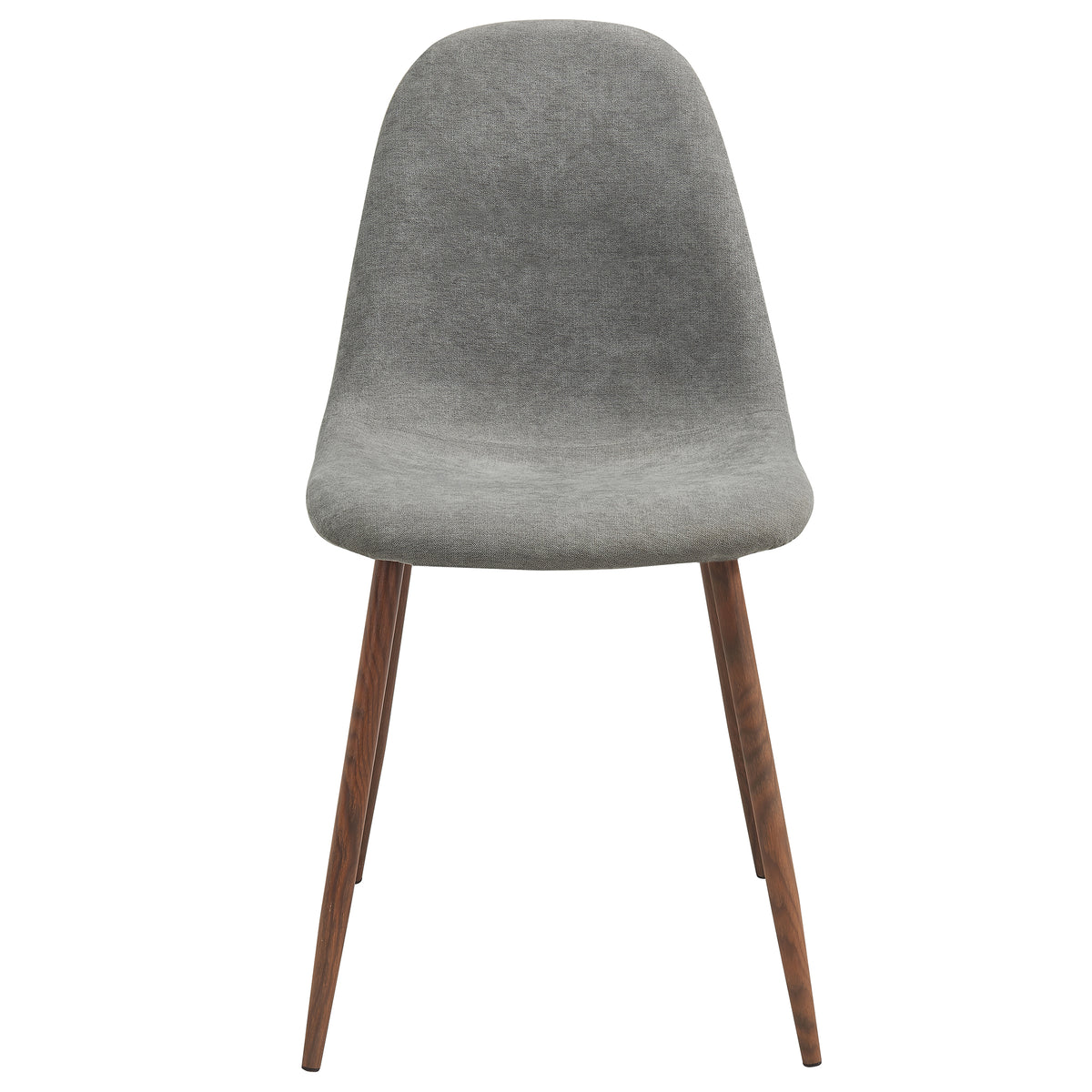 Lyna Dining/Lounge Chair (Grey and Walnut) (Set of 4)