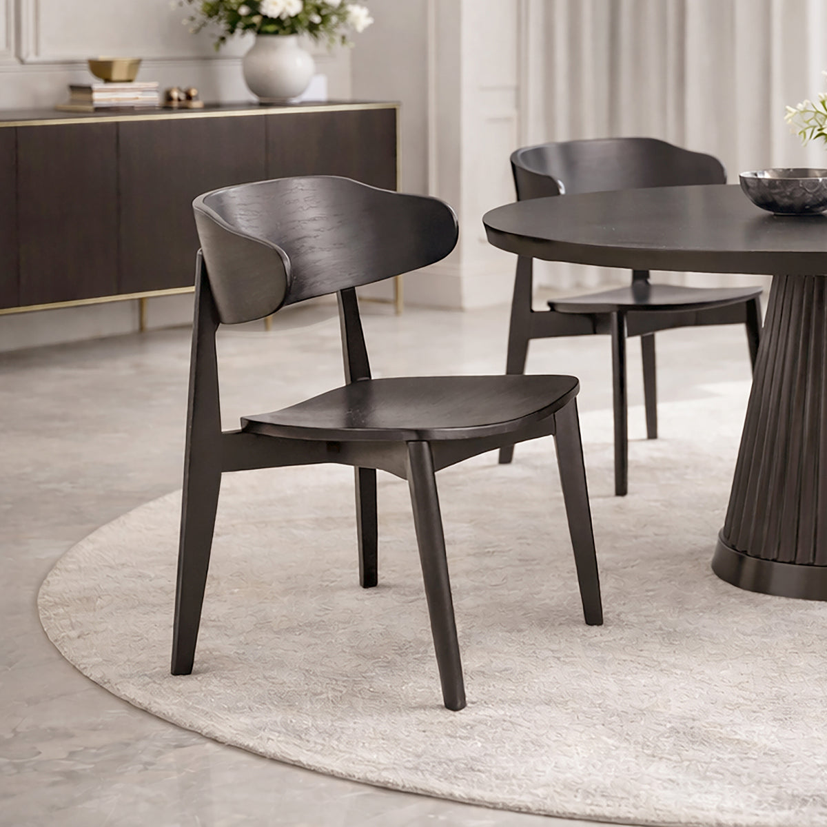 Khari Dining/Lounge Chair (Mocha) (Set of 2)
