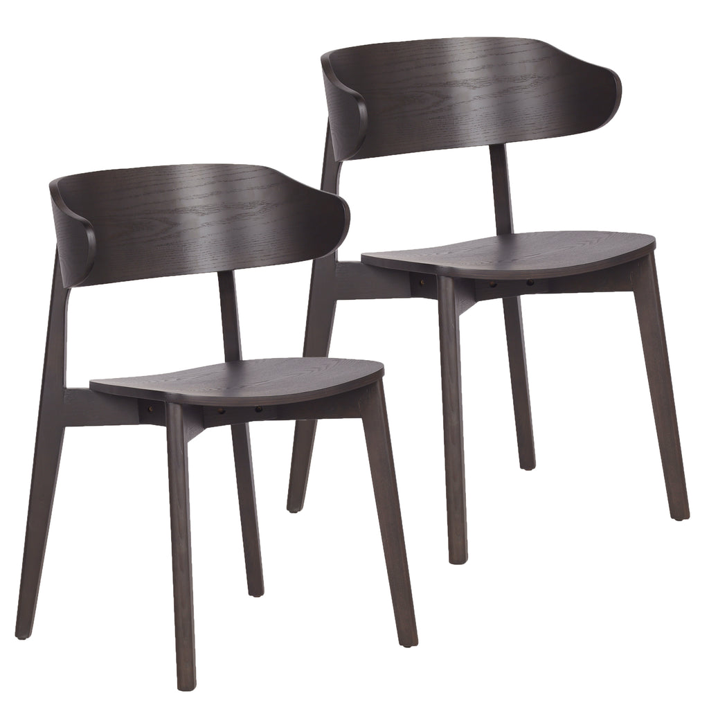 Khari Dining/Lounge Chair (Mocha) (Set of 2)