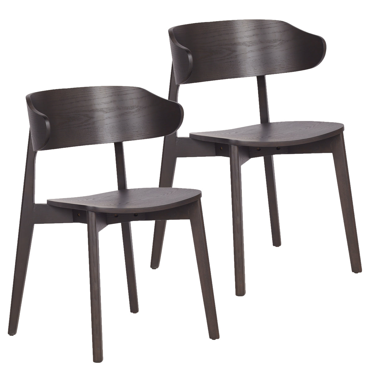 Khari Dining/Lounge Chair (Mocha) (Set of 2)