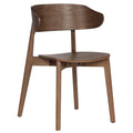 Khari Dining/Lounge Chair (Walnut) (Set of 2)