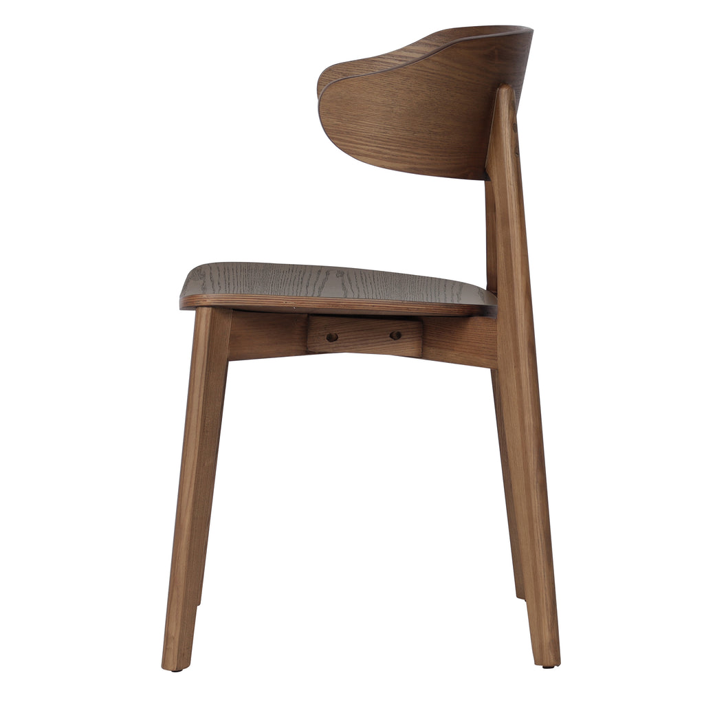 Khari Dining/Lounge Chair (Walnut) (Set of 2)