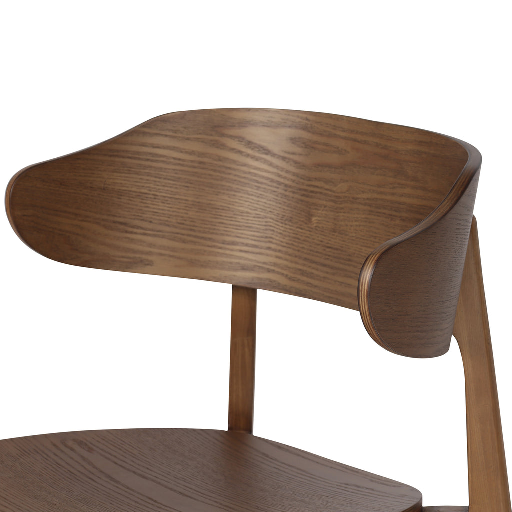 Khari Dining/Lounge Chair (Walnut) (Set of 2)