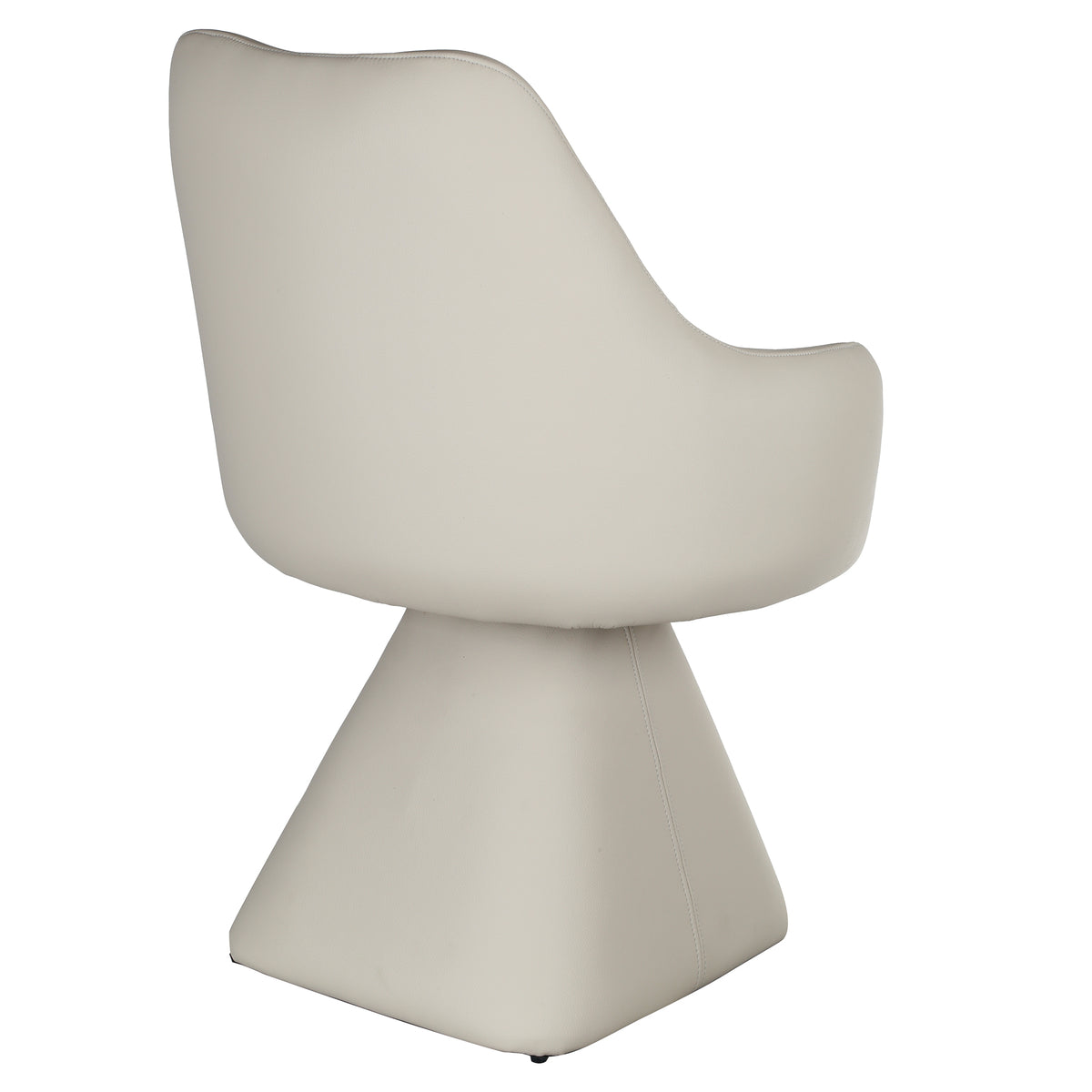 Caprese Swivel Dining and Accent Chair (Beige) (Set of 2)