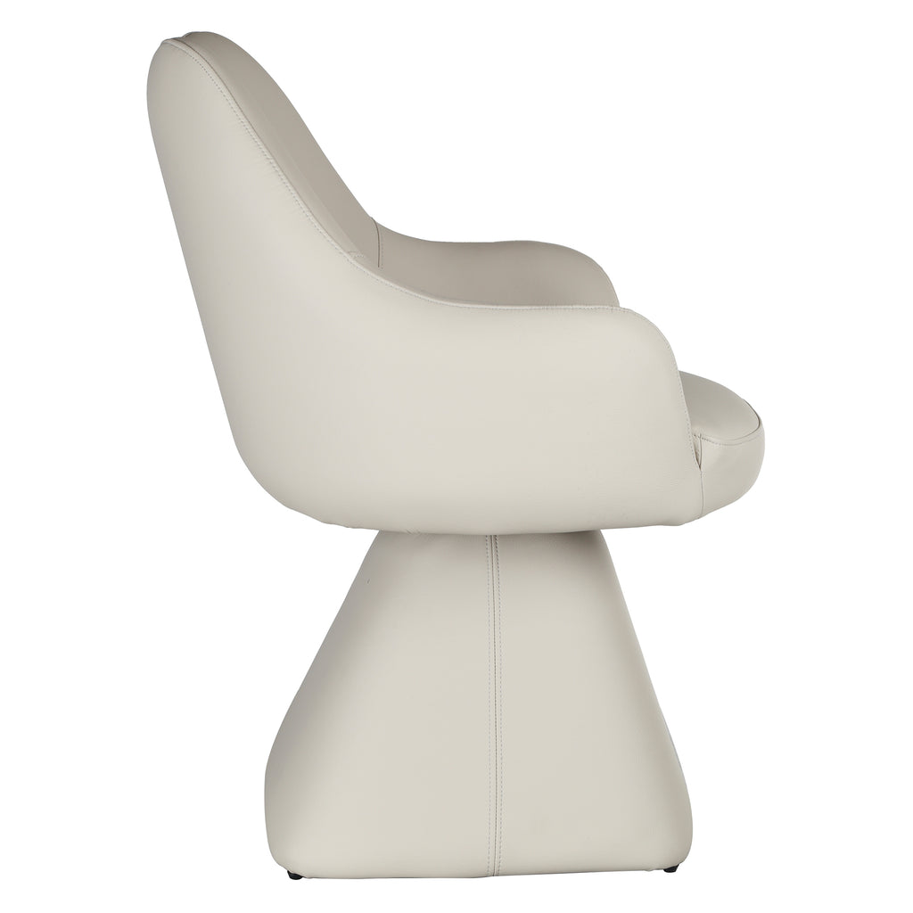 Caprese Swivel Dining and Accent Chair (Beige) (Set of 2)