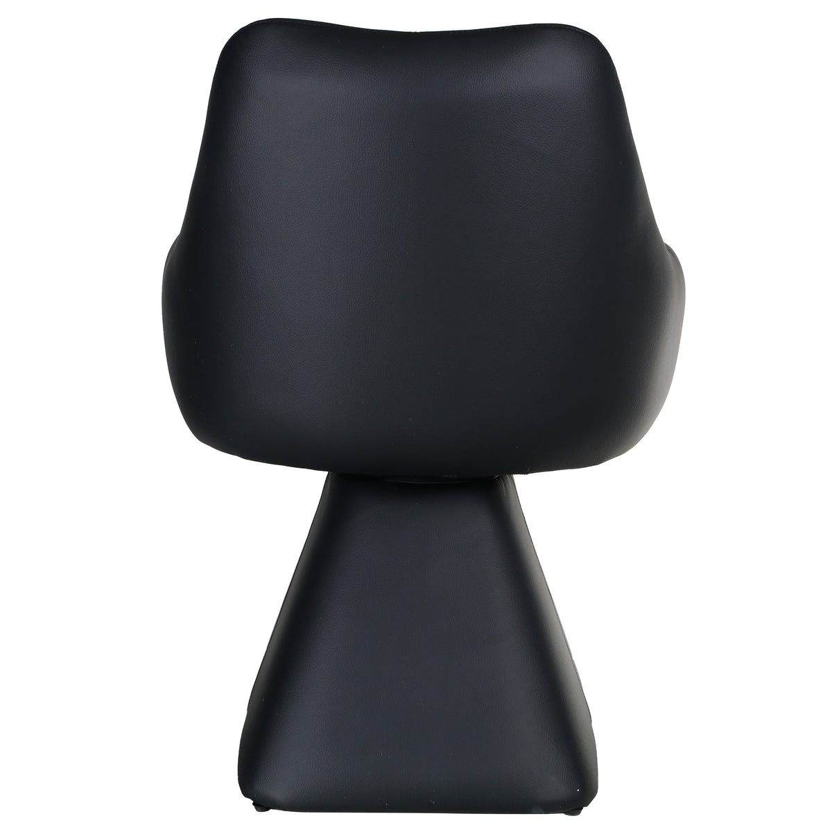 Caprese Swivel Dining and Accent Chair (Black) (Set of 2)