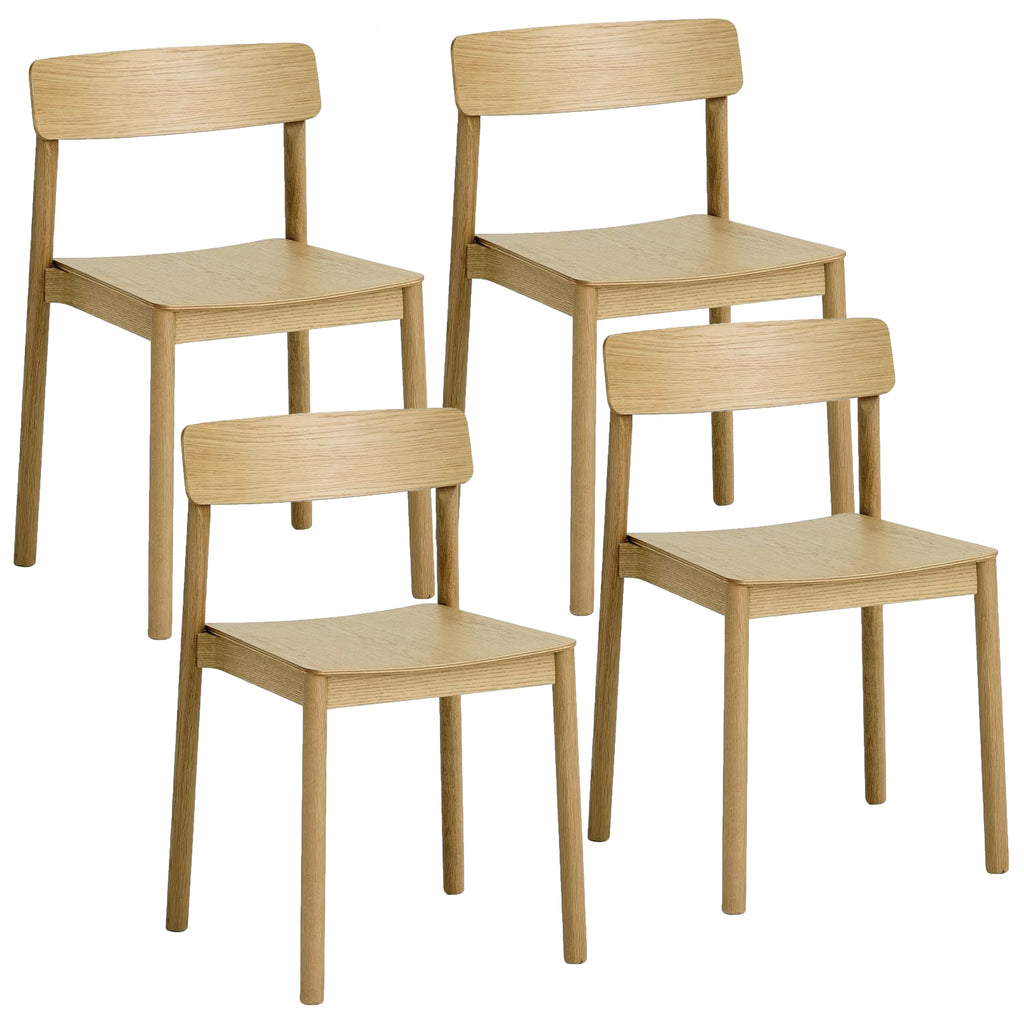 Felix Dining/Lounge Chair (Natural) (Set of 4)