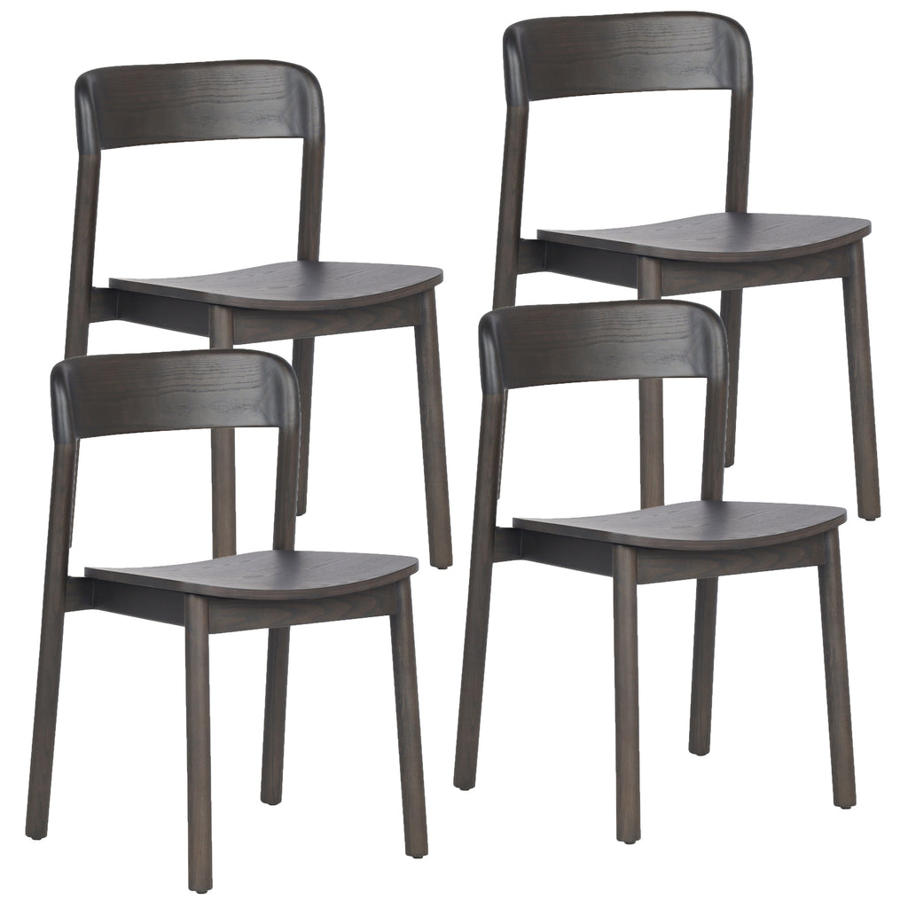 Jonas Dining/Lounge Chair (Mocha) (Set of 4)