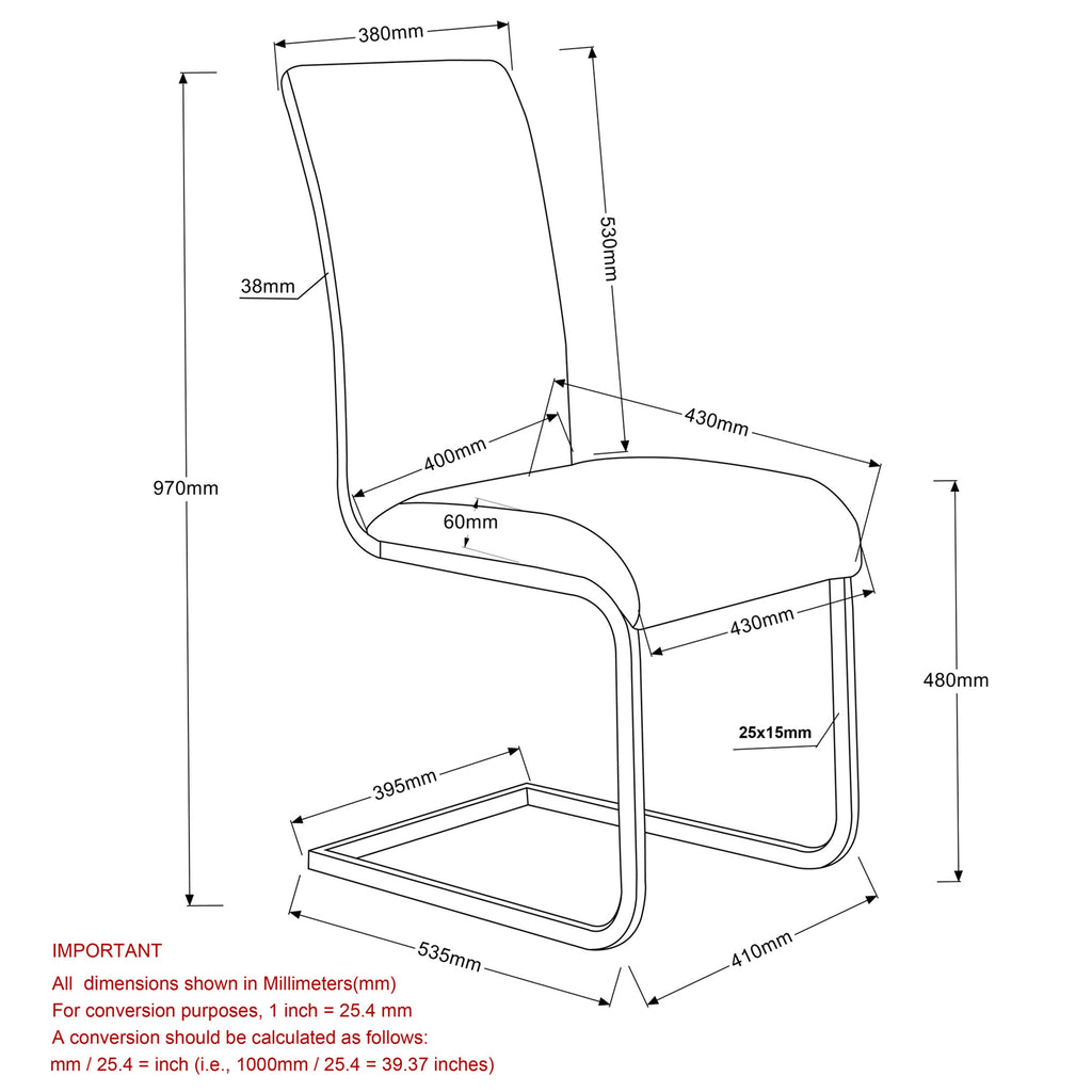 Maxim Dining/Lounge Chair (Grey and Chrome) (Set of 2)