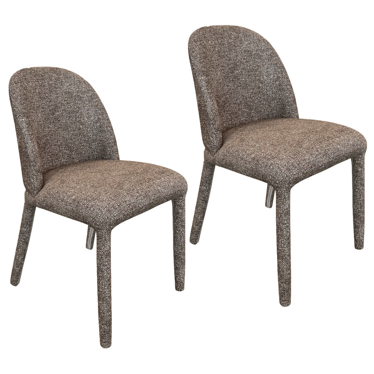 Kiara Dining/Lounge Chair (Brown) (Set of 2)