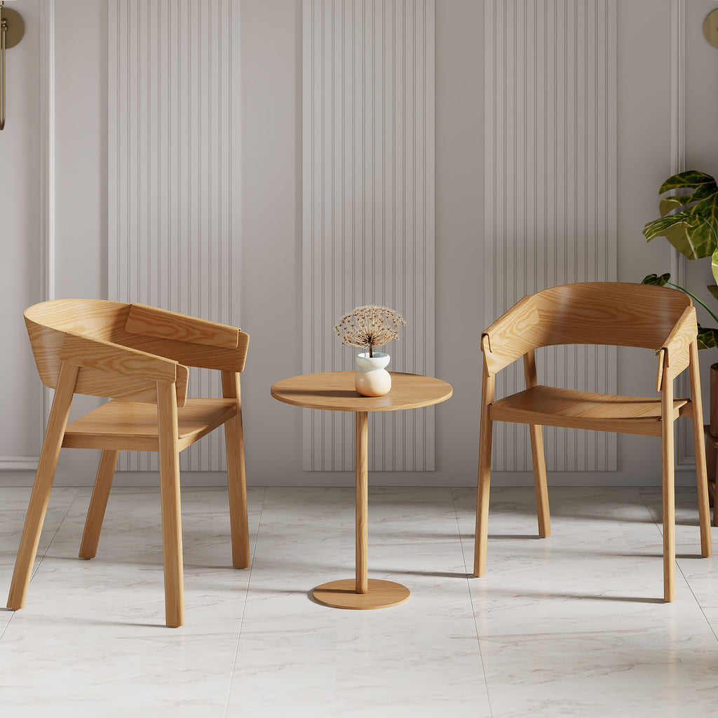 Mateo Dining/Lounge Chair (Natural) (Set of 2)