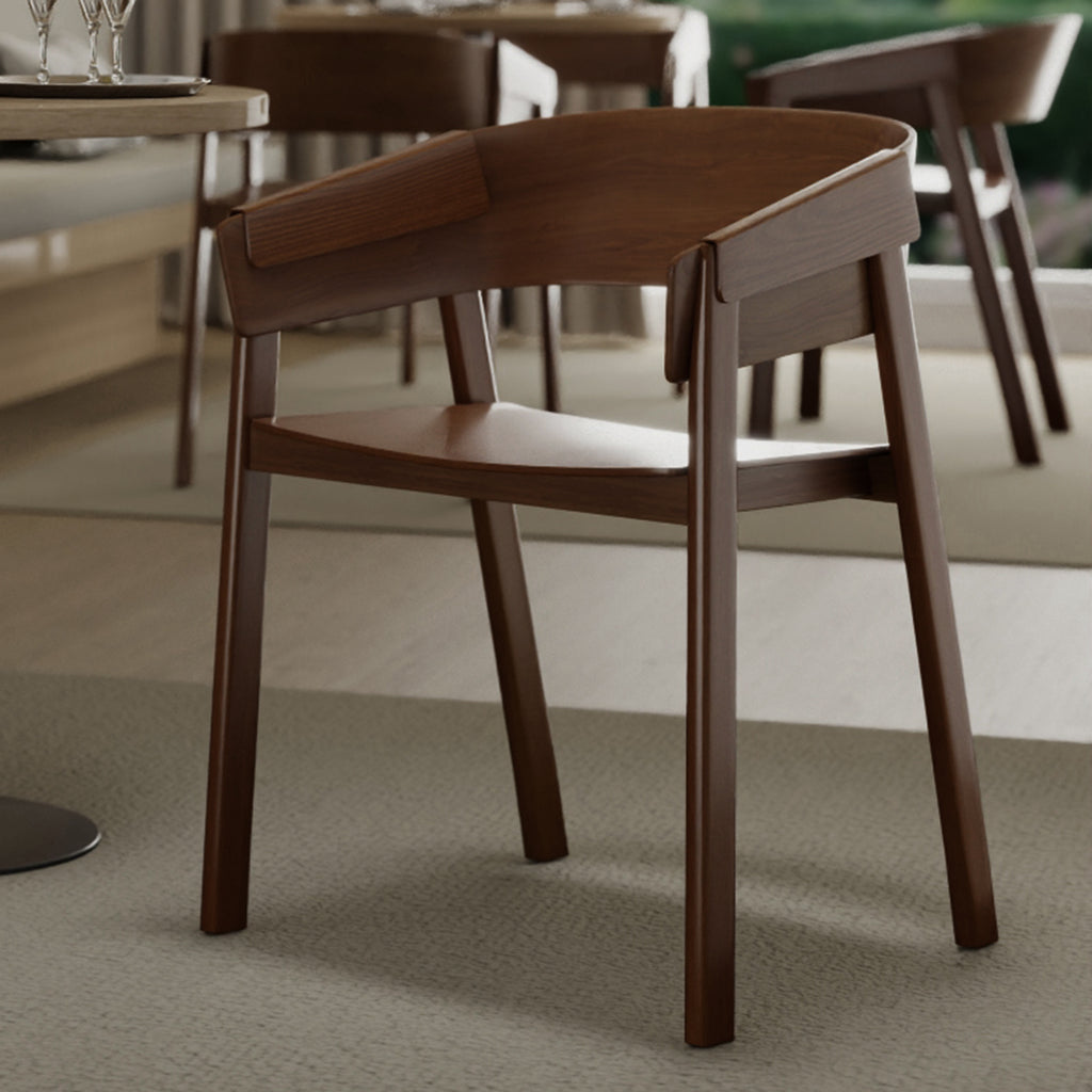 Mateo Dining/Lounge Chair (Walnut) (Set of 2)