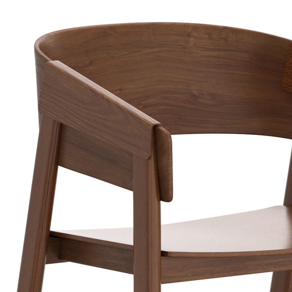 Mateo Dining/Lounge Chair (Walnut) (Set of 2)