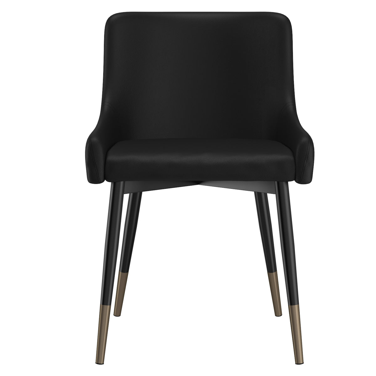 Xander Dining/Lounge Chair (Black and Black) (Set of 2)