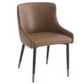 Xander Dining/Lounge Chair (Brown and Black) (Set of 2)