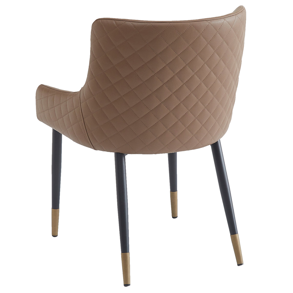 Xander Dining/Lounge Chair (Brown and Black) (Set of 2)