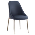 Cleo Dining/Lounge Chair (Black and Aged Gold) (Set of 2)