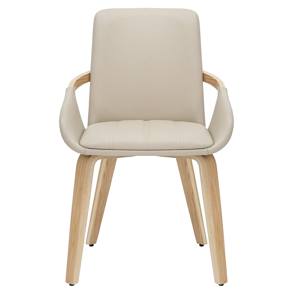 Caspian Dining/Lounge Chair (Sand and Natural) (Set of 2)