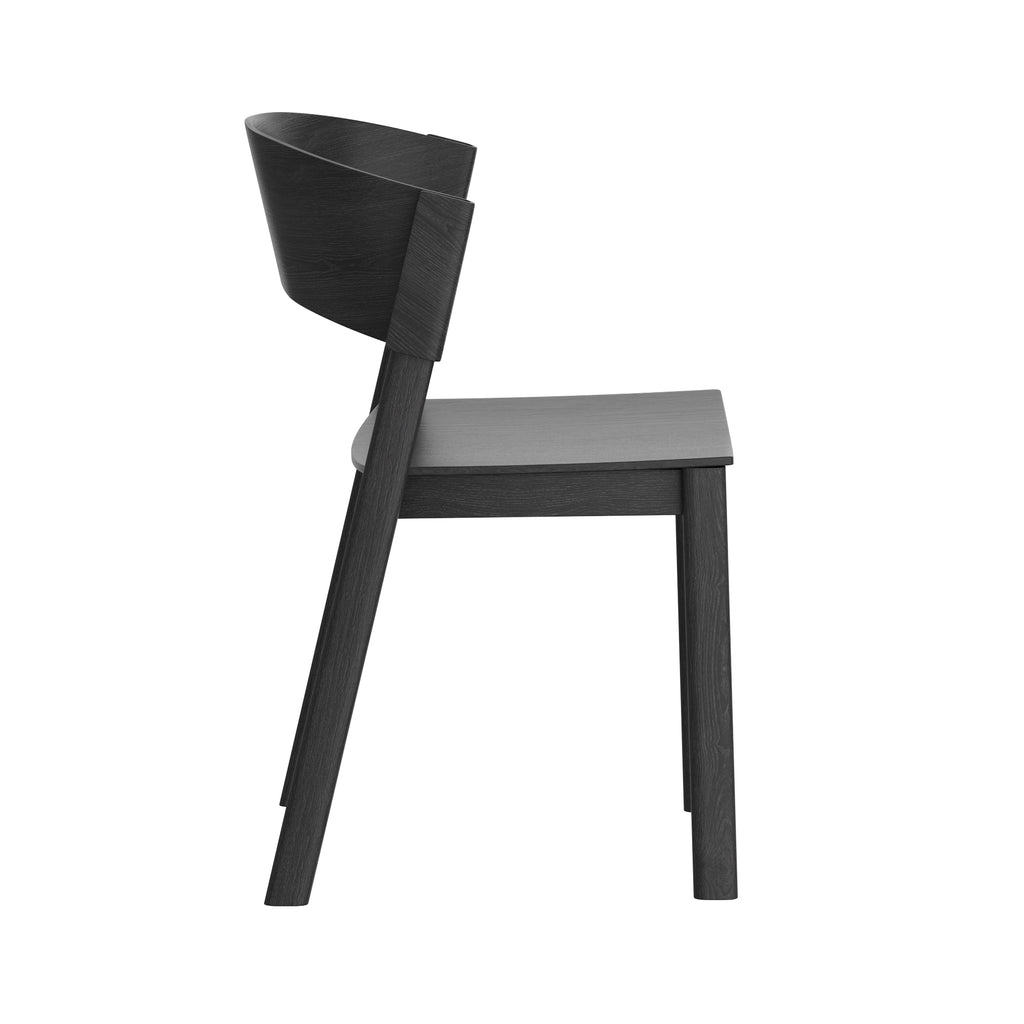 Elias Dining/Lounge Chair (Black) (Set of 2)