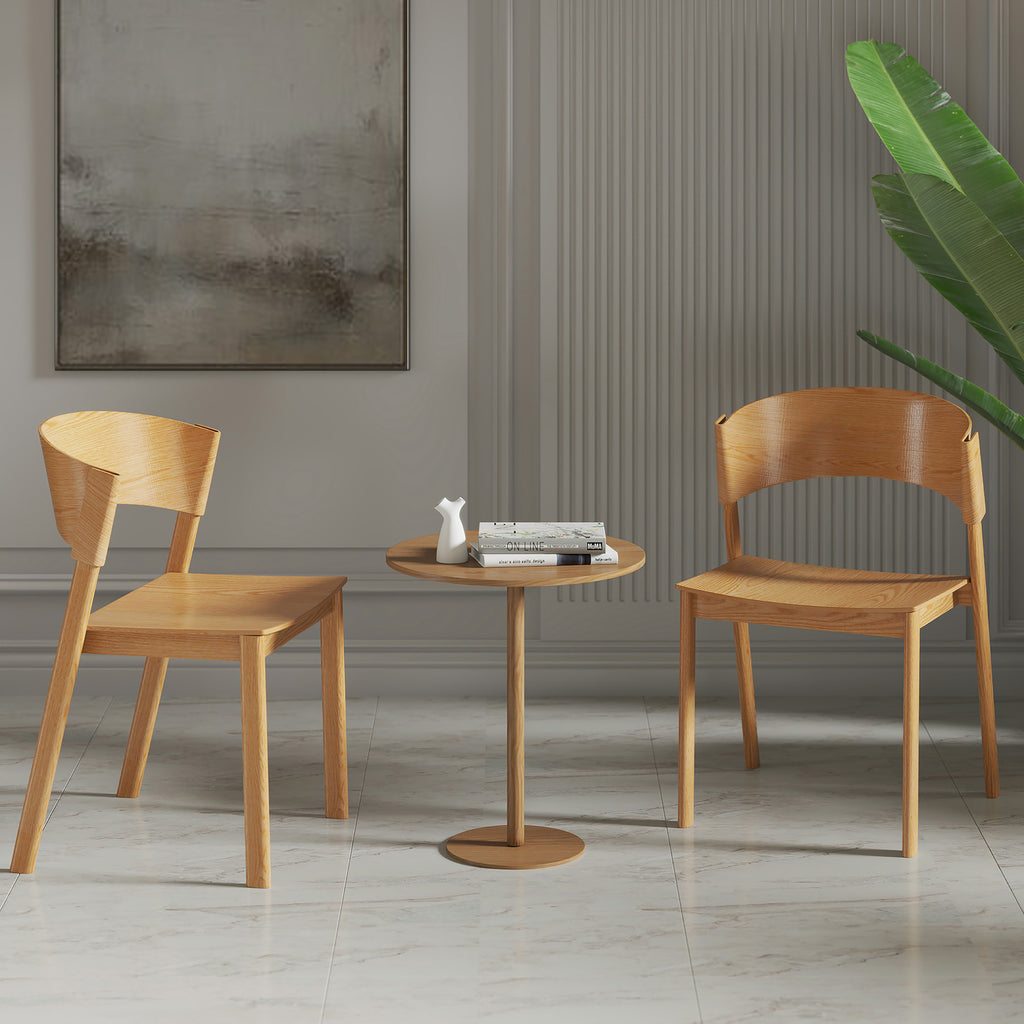 Elias Dining/Lounge Chair (Natural) (Set of 2)