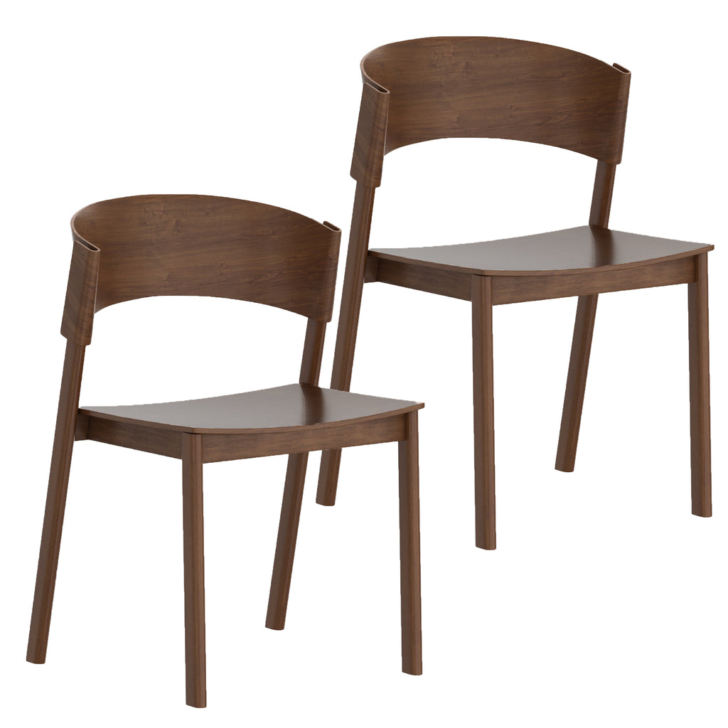 Elias Dining/Lounge Chair (Walnut) (Set of 2)