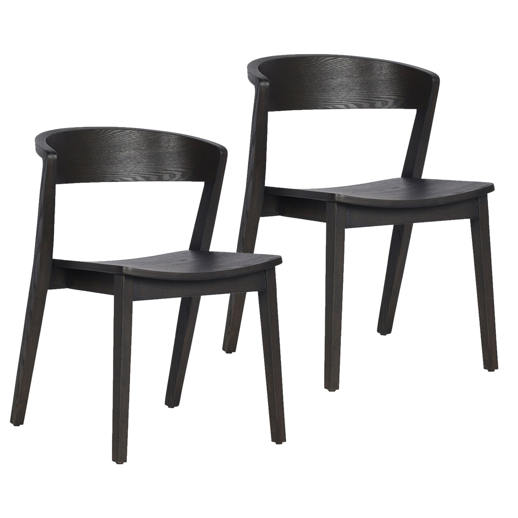 Nicco Dining/Lounge Chair (Mocha) (Set of 2)