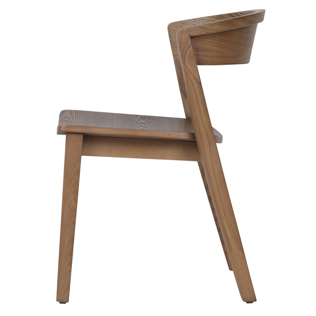 Nicco Dining/Lounge Chair (Walnut) (Set of 2)