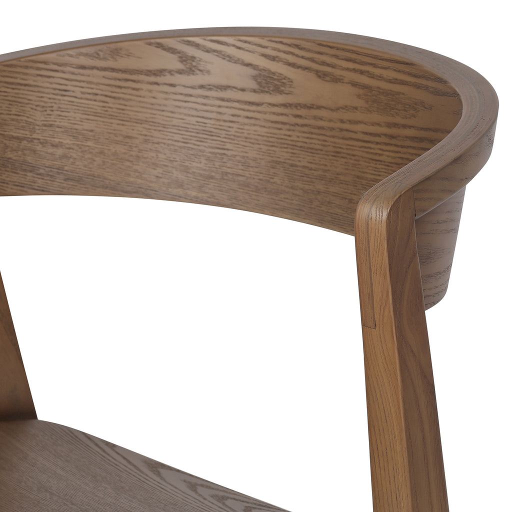 Nicco Dining/Lounge Chair (Walnut) (Set of 2)