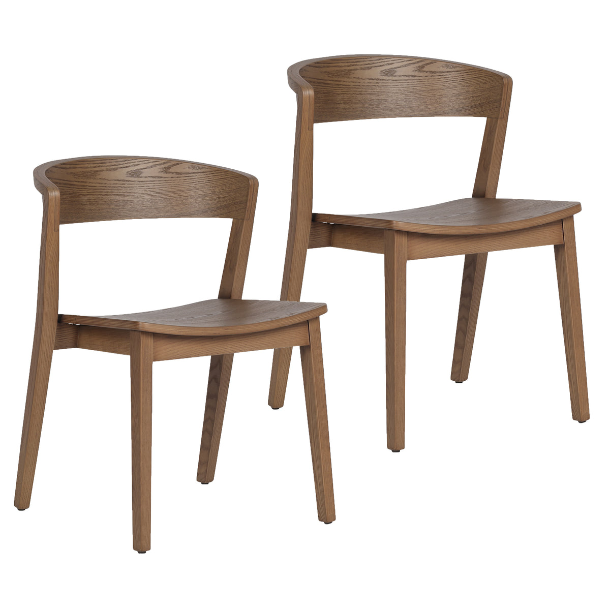 Nicco Dining/Lounge Chair (Walnut) (Set of 2)