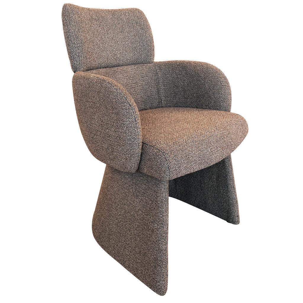 Titani Dining/Lounge Chair (Brown) (Set of 2)