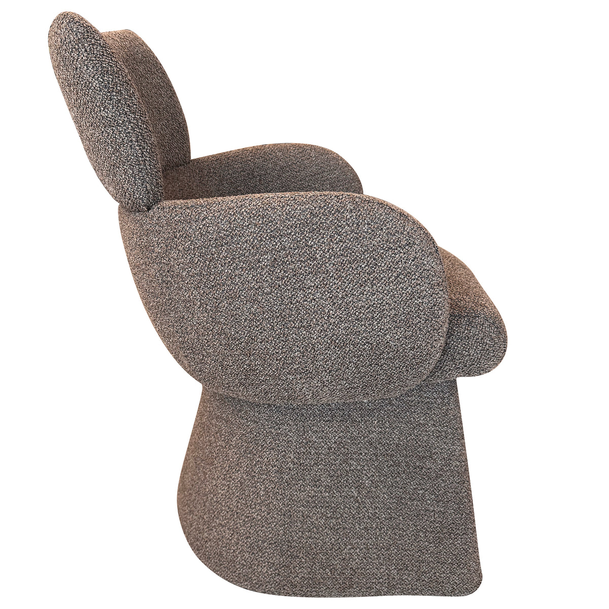 Titani Dining/Lounge Chair (Brown) (Set of 2)