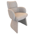 Titani Dining/Lounge Chair (Beige) (Set of 2)