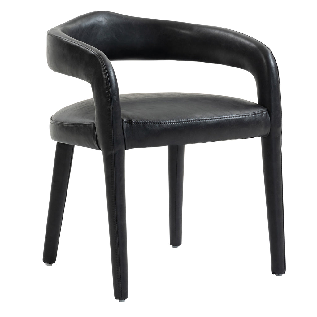 Caden Dining/Lounge Chair (Charcoal) (Set of 2)