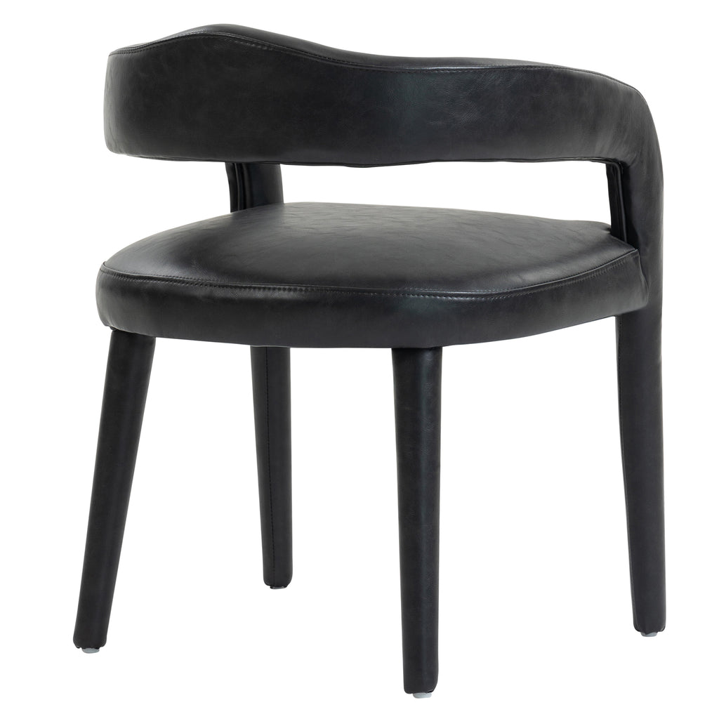Caden Dining/Lounge Chair (Charcoal) (Set of 2)