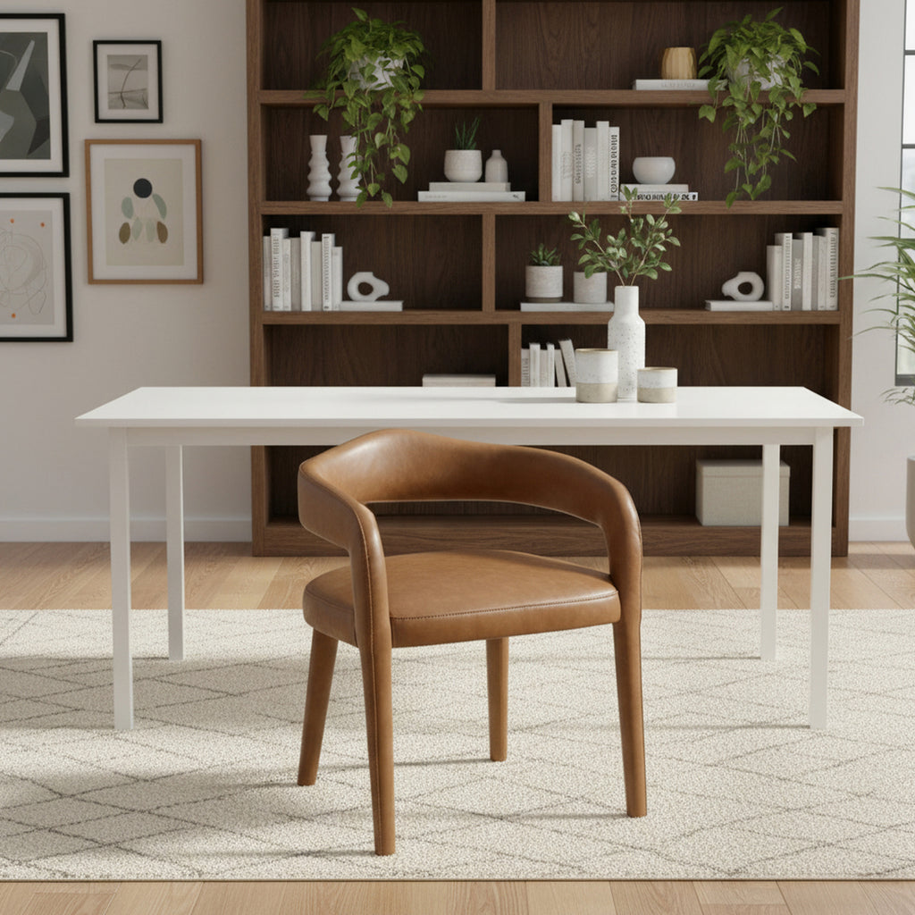 Caden Dining/Lounge Chair (Saddle) (Set of 2)