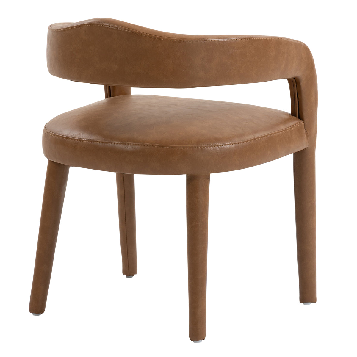 Caden Dining/Lounge Chair (Saddle) (Set of 2)