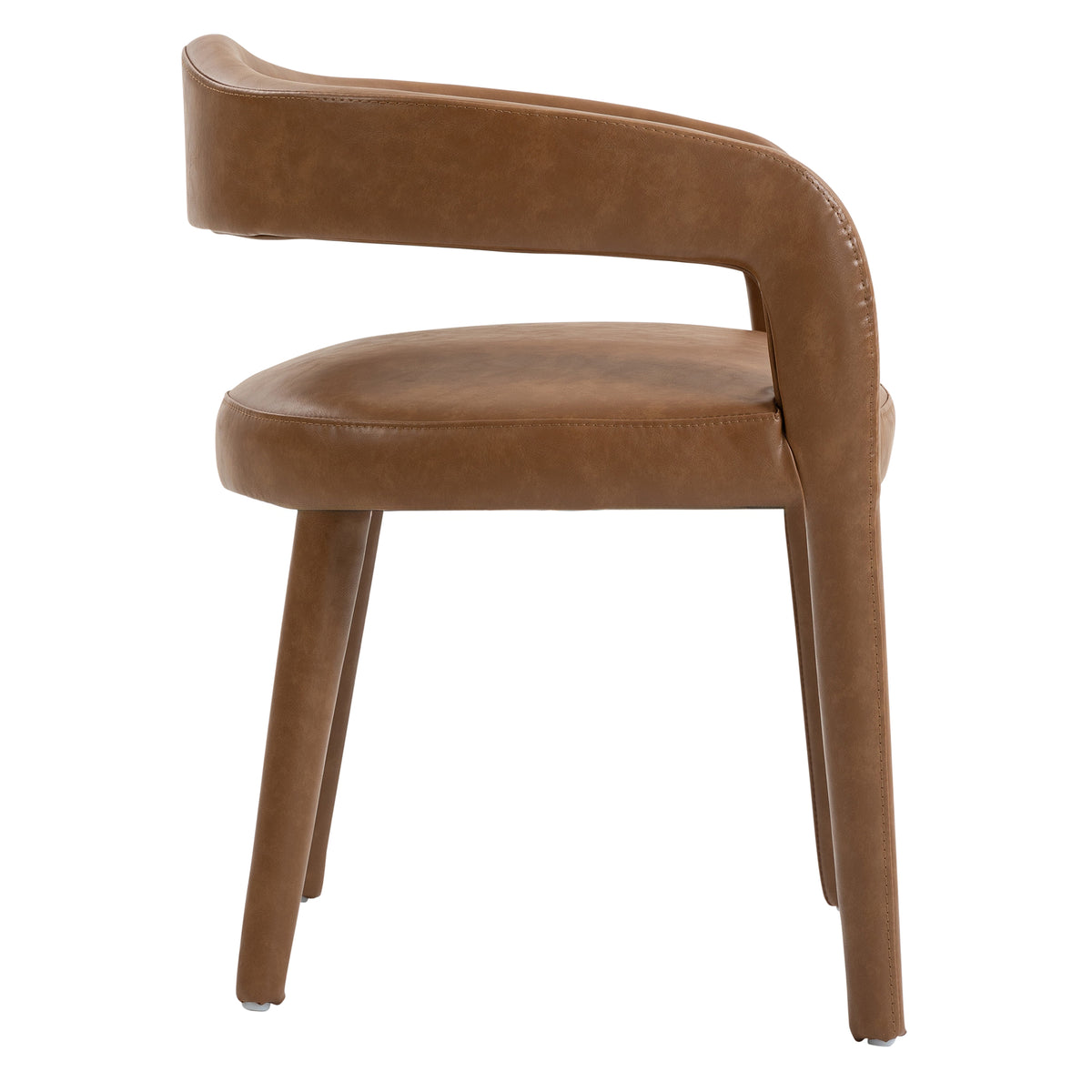 Caden Dining/Lounge Chair (Saddle) (Set of 2)