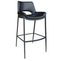 Icona 30″ Bar Stool (Black and Black) (Set of 2)