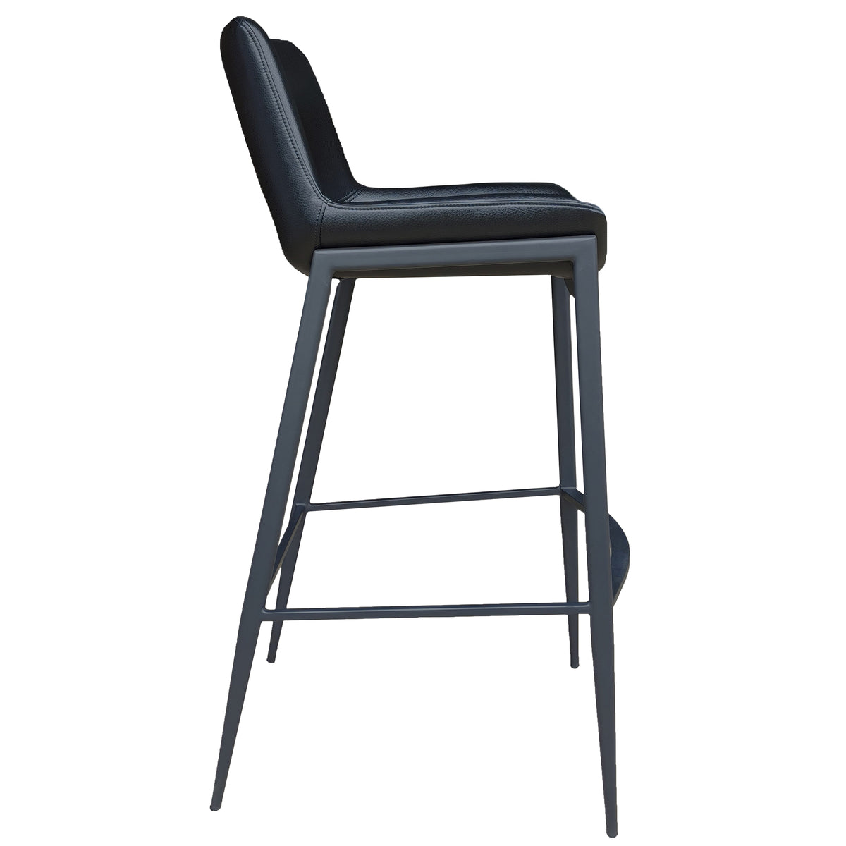 Icona 30″ Bar Stool (Black and Black) (Set of 2)