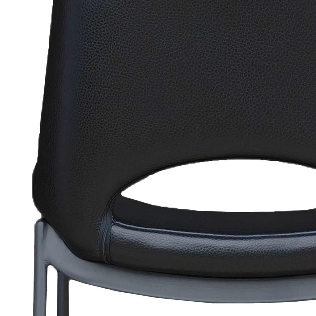 Icona 30″ Bar Stool (Black and Black) (Set of 2)