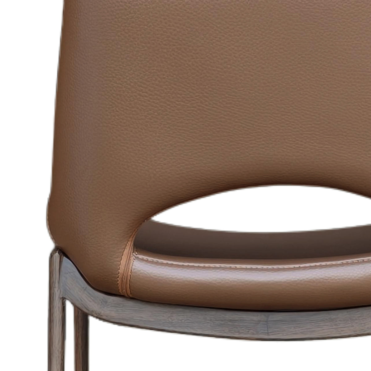 Icona 30″ Bar Stool (Saddle and Walnut) (Set of 2)